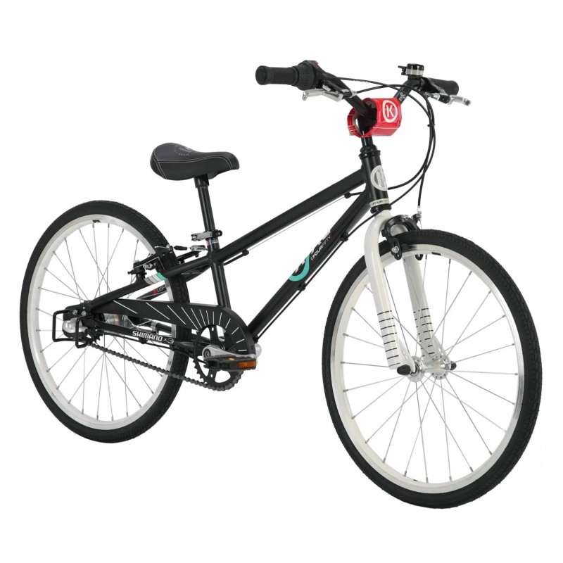 Byk Bikes E 450 Kids 3 Speed Internal Geared Bike Black White